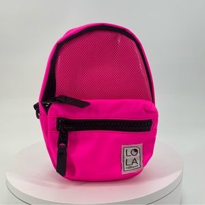 Lola california mini convertable backpack pink